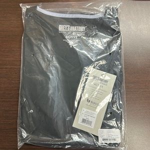 NWT Grey’s Anatomy Scrub Top 41423 Small Black